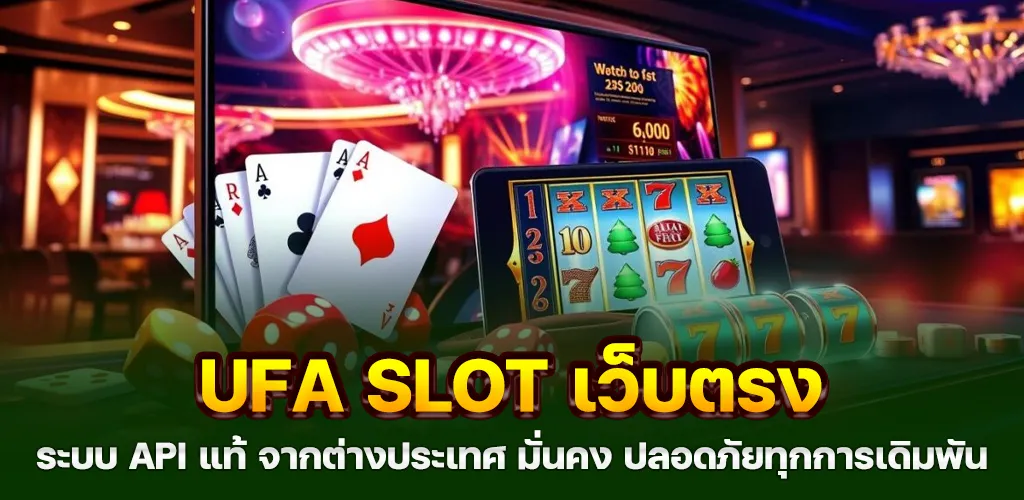 ufa slot เว็บตรง ระบบ API แท้ จากต่างประเทศ มั่นคง ปลอดภัยทุกการเดิมพัน
