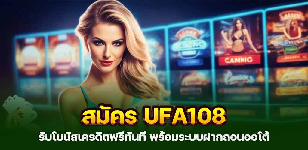 ufa108 สมัครวันนี้ รับโบนัสเครดิตฟรีทันที พร้อมระบบฝากถอนออโต้